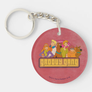 Scooby-Doo   "Groovy Gruppen-" Retro Schlüsselanhänger
