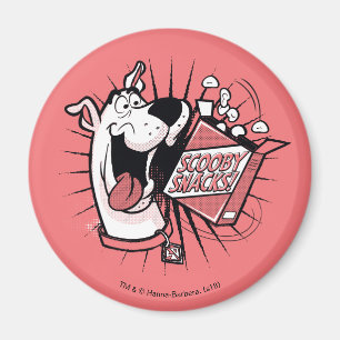 Scooby-Doo Halftone Scooby Snacks Magnet