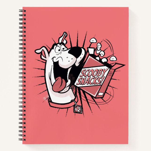 Scooby-Doo Halftone Scooby Snacks Notizbuch (Vorderseite)