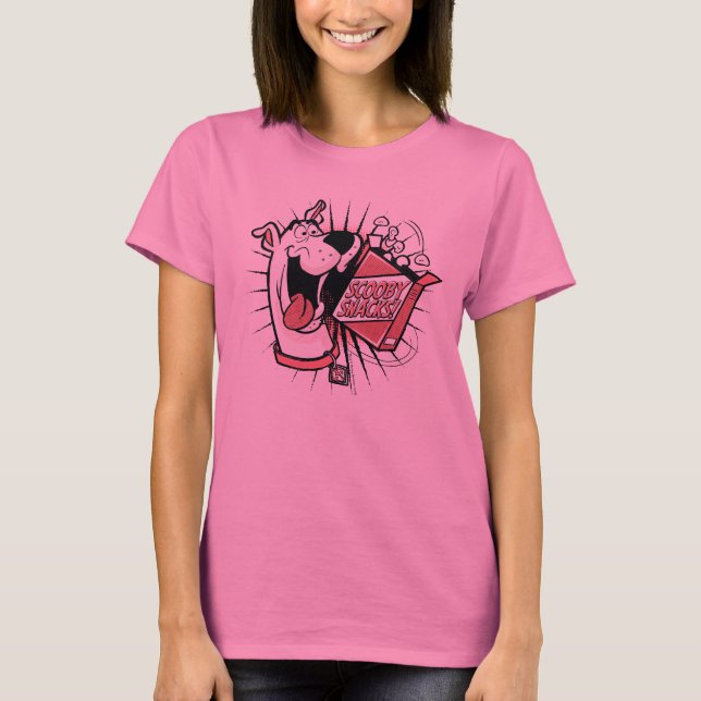 Scooby-Doo Halftone Scooby Snacks T-Shirt (Vorderseite)