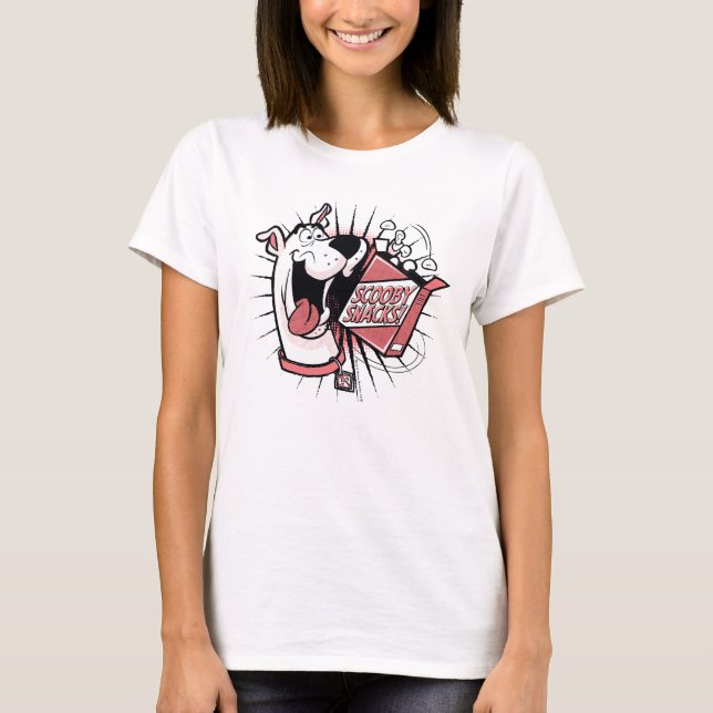 Scooby-Doo Halftone Scooby Snacks T-Shirt (Vorderseite)