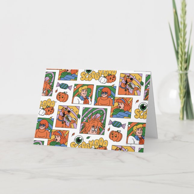 Scooby-Doo Halloween Fotos Muster Karte (Vorderseite)