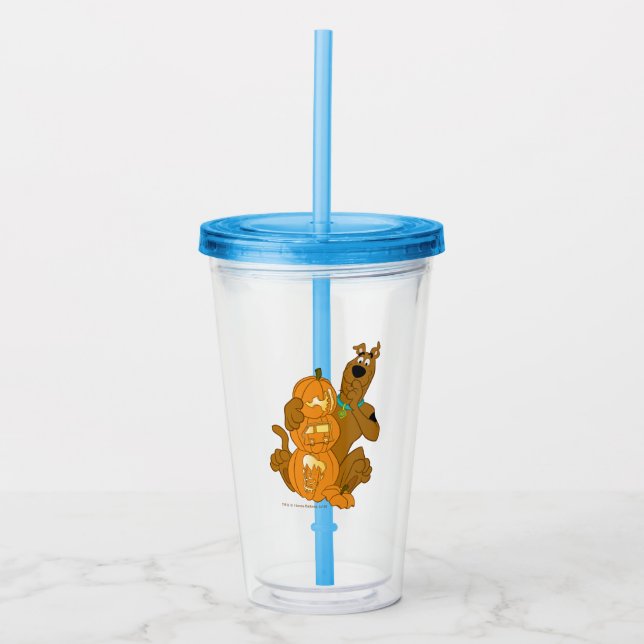 Scooby-Doo| Halloween Jack-O-Lantern Acryltrinkbecher (Vorderseite)