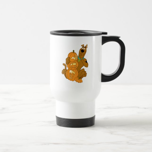 Scooby-Doo | Halloween Jack-O-Lantern Reisebecher (Rechts)
