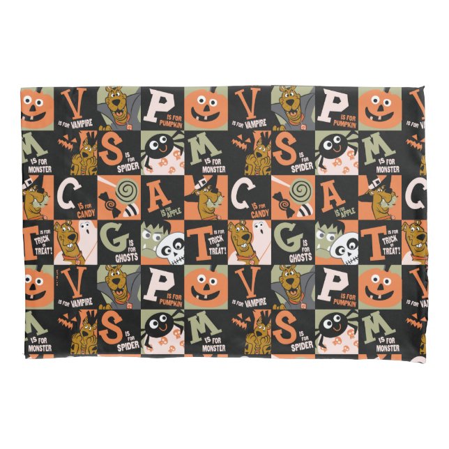 Scooby-Doo | Halloween Pattern Kissenbezug (Vorderseite)