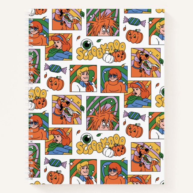 Scooby-Doo Halloween Photos Pattern Notizbuch (Vorderseite)