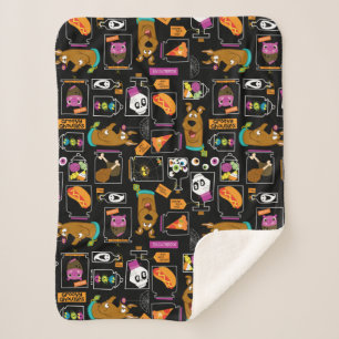 Scooby-Doo Halloween Scooby-Doo-Muster Sherpadecke