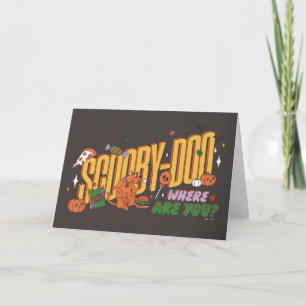 Scooby-Doo Halloween-Snack-Logo Karte