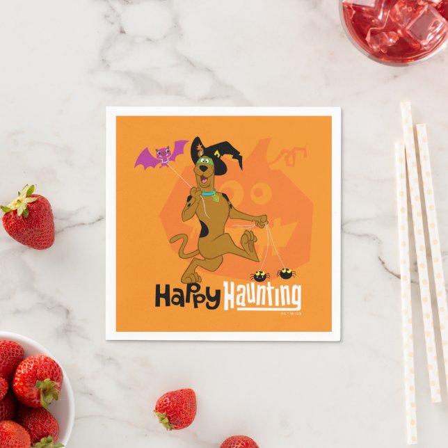 Scooby-Doo | Happy Haunting Serviette (Beispiel)