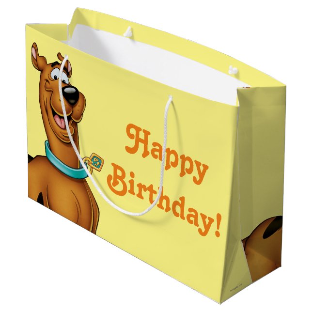 Scooby-Doo Happy Walk Große Geschenktüte (Rückseite Schrägansicht)