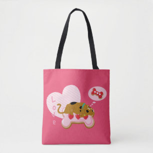 Scooby-Doo - Heart Decorated Scooby Snacks Tasche