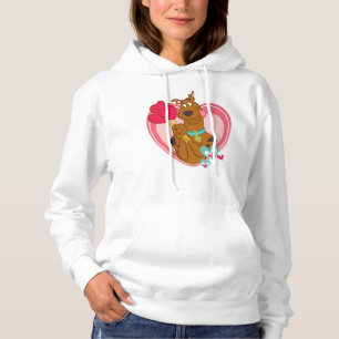 Scooby-Doo Holding Heart Lolipops Hoodie
