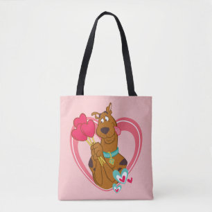 Scooby-Doo Holding Heart Lolipops Tasche