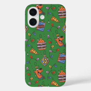 Scooby-Doo Holiday Snack Lichter Muster iPhone 16 Hülle