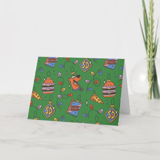 Scooby Doo Holiday Snack Lights Muster Karte (Vorderseite)
