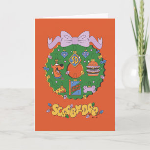 Scooby-Doo Holiday Snack Wreath Grafik Karte