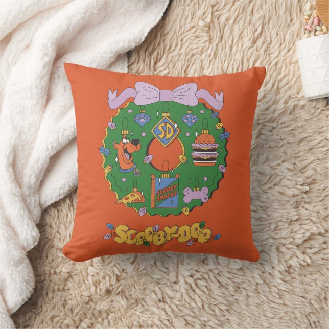 Scooby-Doo Holiday Snack Wreath Graphic Kissen (Decke)
