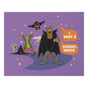 Scooby-Doo   I Vant a Scooby Snack Künstlicher Leinwanddruck