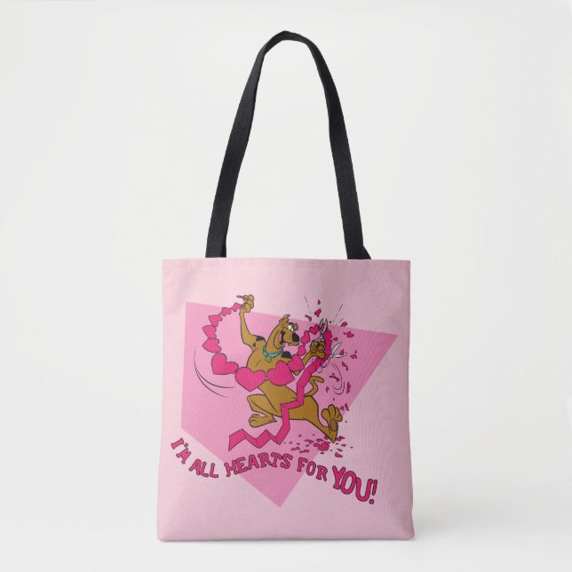 Scooby-Doo - Ich bin für dich das Herz Tasche (Vorderseite)