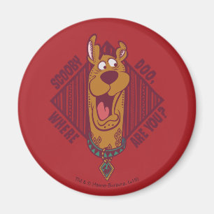 Scooby-Doo, in dem Sie Stammes- Grafik sind Magnet