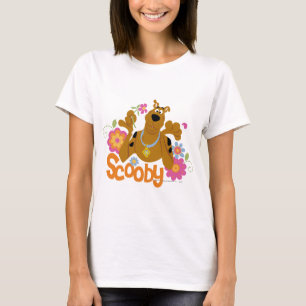 Scooby-Doo in den Blumen T-Shirt