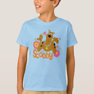 Scooby-Doo in den Blumen T-Shirt