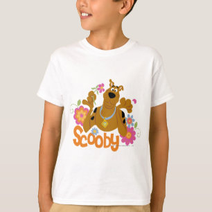 Scooby-Doo in den Blumen T-Shirt