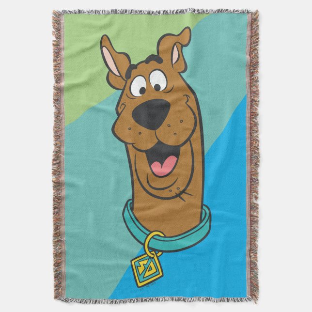 Scooby-Doo lächelnd Gesicht Decke (Vorderseite Vertikal)