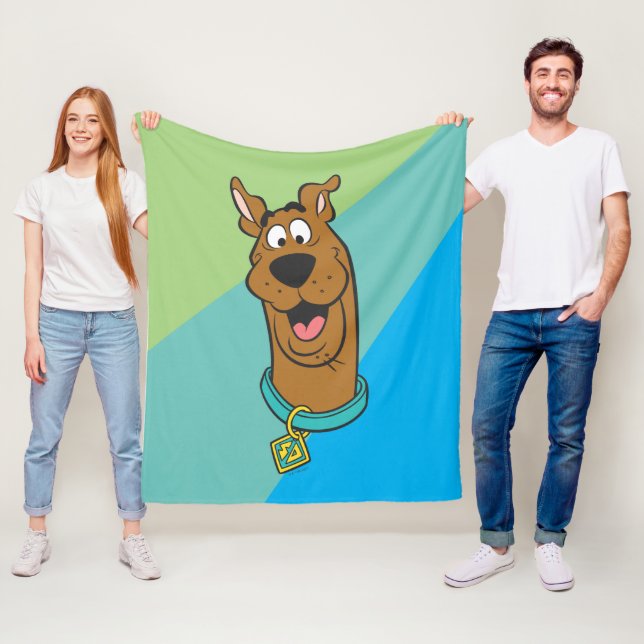 Scooby-Doo lächelnd Gesicht Fleecedecke (Beispiel)