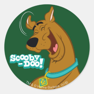 Scooby-Doo Lachen Runder Aufkleber