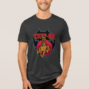 Scooby-Doo läuft von Geistern grafisch Tri-Blend Shirt