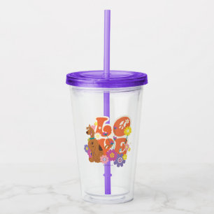 Scooby-Doo "Liebe " Acryltrinkbecher