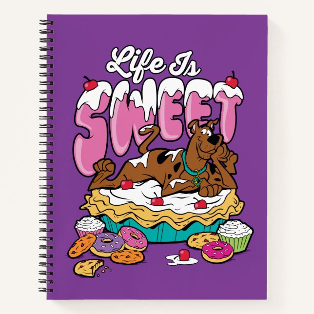 Scooby-Doo "Life Is Sweet" Notizbuch (Vorderseite)