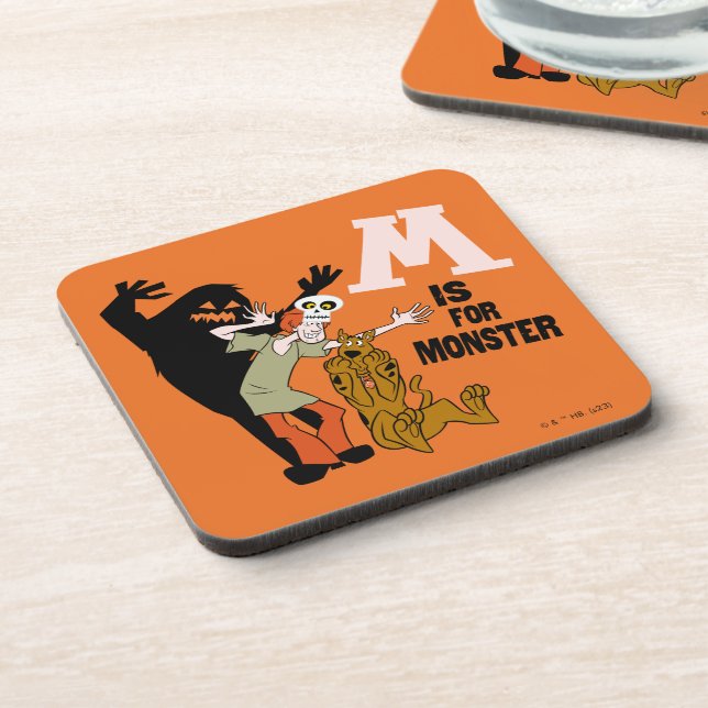 Scooby-Doo | M ist für Monster Getränkeuntersetzer (Linke Seite)