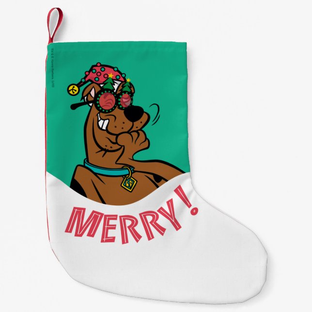 Scooby-Doo Merry Laughter Kleiner Weihnachtsstrumpf (Vorderseite)