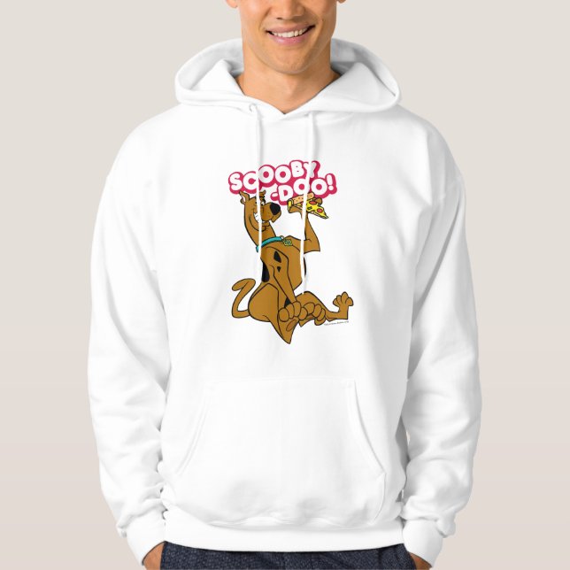 Scooby Doo mit Pizza Slice Hoodie (Vorderseite)