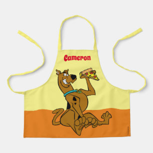 Scooby Doo mit Pizza Slice Schürze