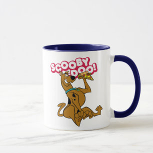 Scooby Doo mit Pizza Slice Tasse