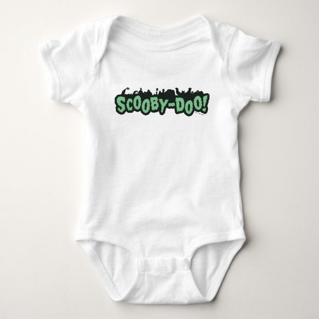 Scooby-Doo! Monster-Silhouette-Logo Baby Strampler (Vorderseite)