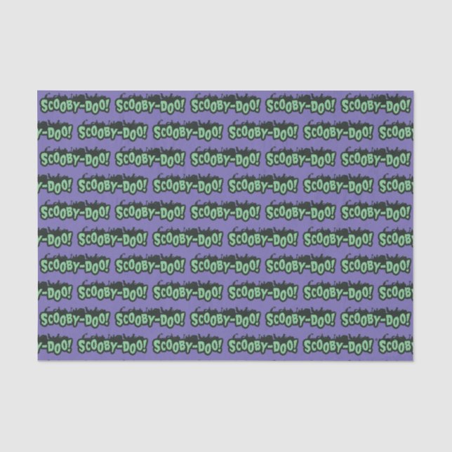 Scooby-Doo! Monster-Silhouette-Logo Seidenpapier (Vorderseite)