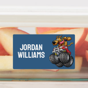 Scooby-Doo Monster Truck Etiketten