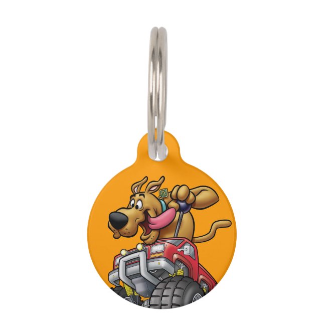 Scooby Doo Monster Truck Haustiermarke (Vorderseite)