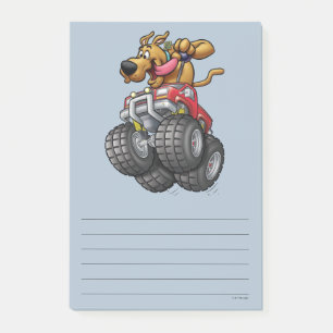Scooby-Doo Monster Truck Post-it Klebezettel