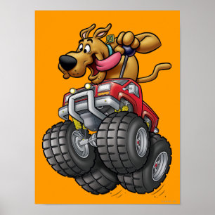 Scooby Doo Monster Truck Poster