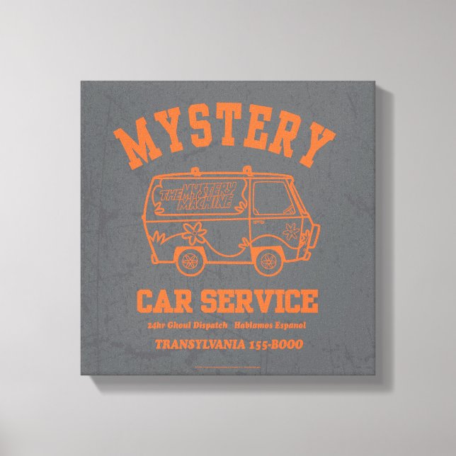 Scooby-Doo "Mystery Car Service" Graphic Leinwanddruck (Vorderseite)
