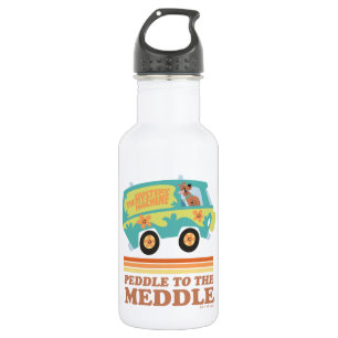Scooby-Doo Mystery Machine "Peddle to the Meddle" Edelstahlflasche