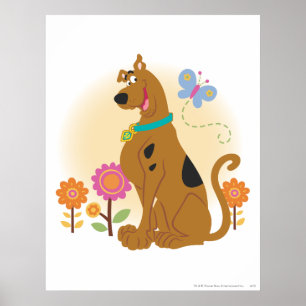 Scooby-Doo nach Butterfly Poster