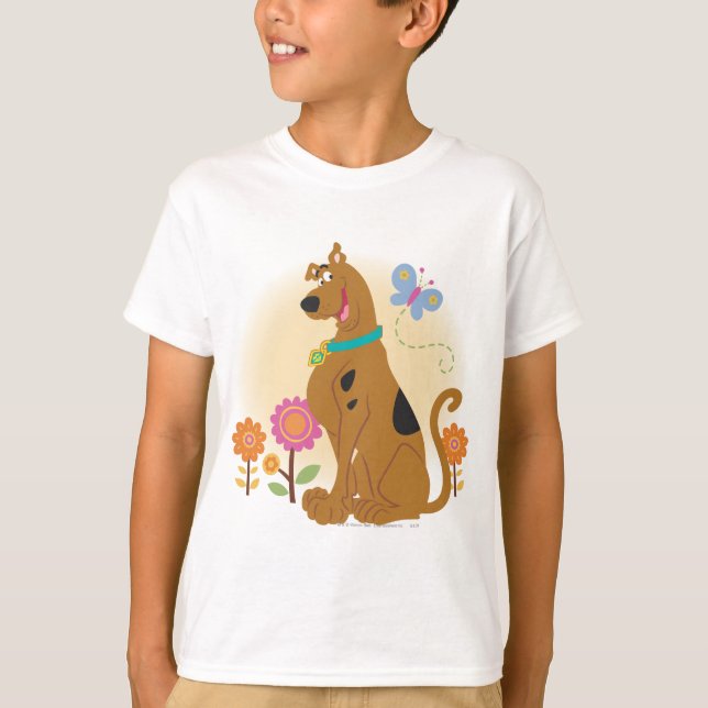 Scooby-Doo nach Butterfly T-Shirt (Vorderseite)