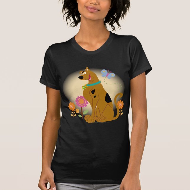 Scooby-Doo nach Butterfly T-Shirt (Vorderseite)
