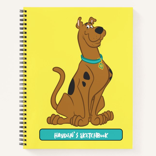 Scooby-Doo Niedlicher als Niedlich Zeichnend Notizbuch (Vorderseite)